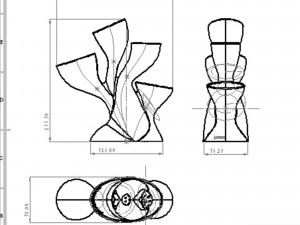 mushroom vase 3D Model
