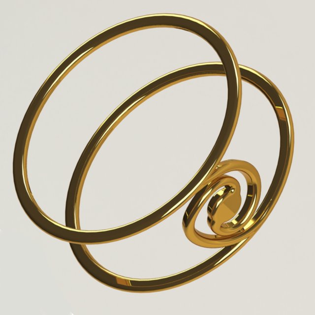 ring golden ratio 3D Модель .c4d .max .obj .3ds .fbx .stl .blend 