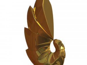 spiral earring 3D Model