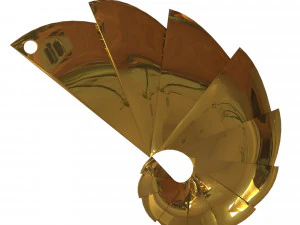 spiral earring 3D Model