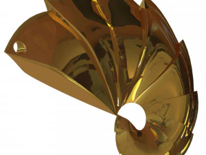 spiral earring 3D Model