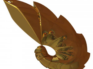 spiral earring 3D Model