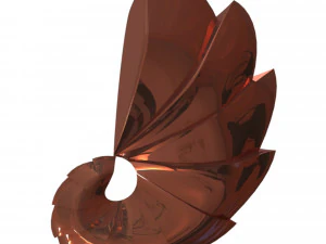 spiral earring 3D Model