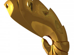 spiral earring 3D Model