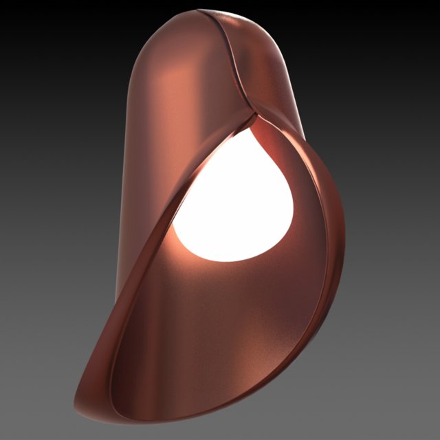 ceiling light inverse flower Modèle 3D .c4d .max .obj .3ds .fbx .stl .blend 