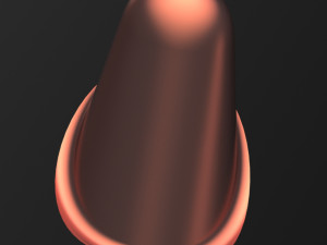 ceiling light inverse flower Modèle 3D