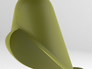 ceiling light inverse flower Modèle 3D