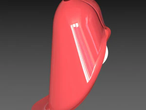 ceiling light inverse flower 3D Model