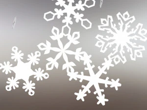 fiocco di neve Modello 3D