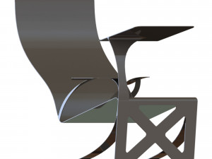 laptop chair Modello 3D