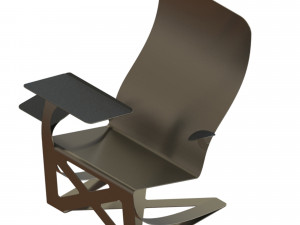 laptop chair Modello 3D