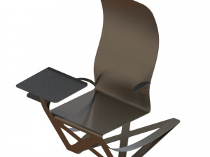 laptop chair Modello 3D