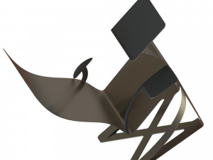 laptop chair Modello 3D