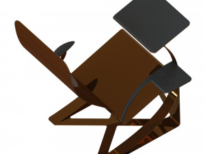 laptop chair Modello 3D