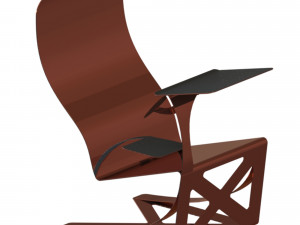 laptop chair Modello 3D