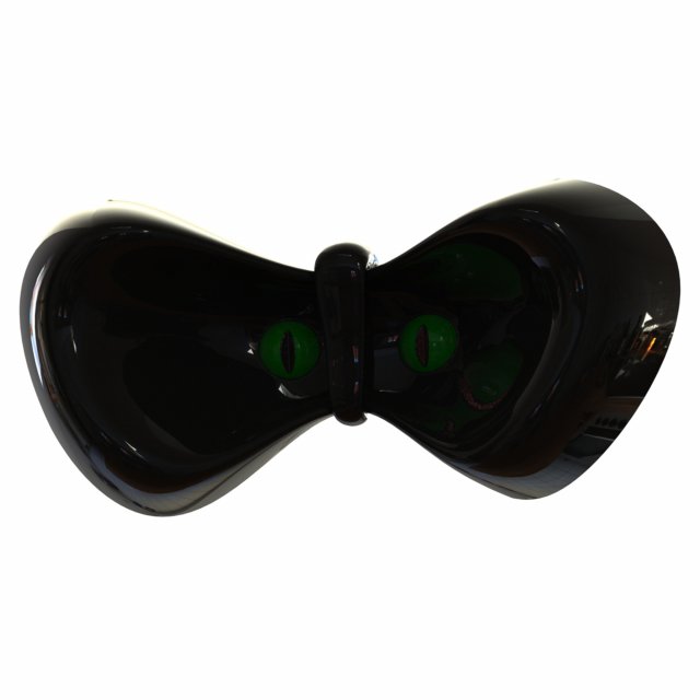 cat eyes bow tie 3Dモデル .c4d .max .obj .3ds .fbx .stl .blend 