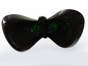 cat eyes bow tie 3Dモデル