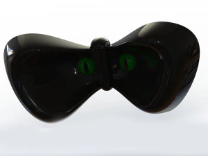 cat eyes bow tie 3D Model
