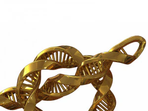 dna knot earring 3D Model