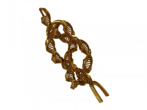 dna knot earring 3D मॉडल
