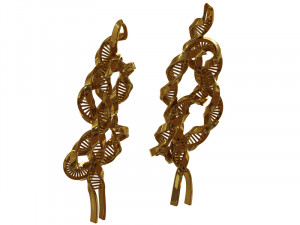 dna knot earring 3D मॉडल