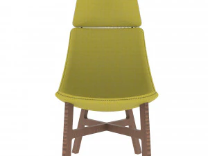 chair in yellow 3D Model