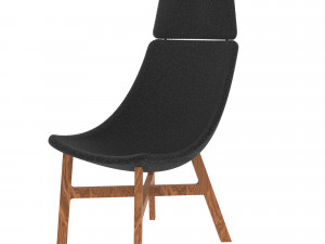 chair in yellow 3D-Modell