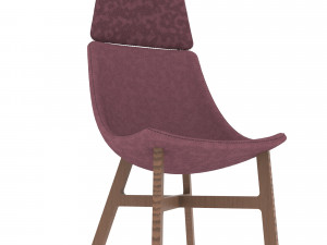 chair in yellow 3D-Modell