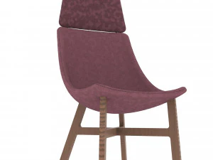chair in yellow 3D Model