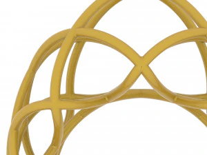 twisted lines ring 3D Model