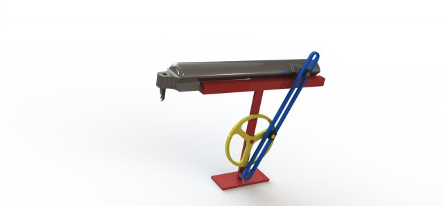 quick return mechanism 3D Модель .c4d .max .obj .3ds .fbx .stl .blend 