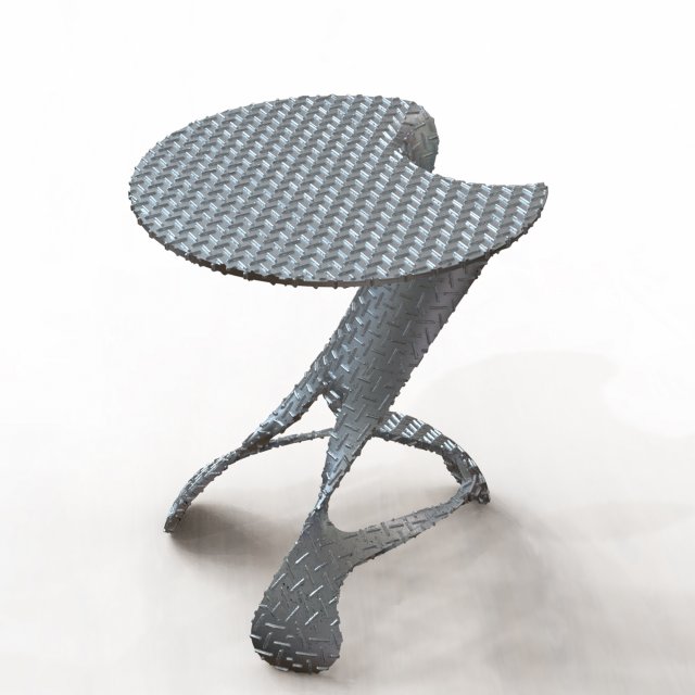 industrial seat 3D Model .c4d .max .obj .3ds .fbx .stl .blend 