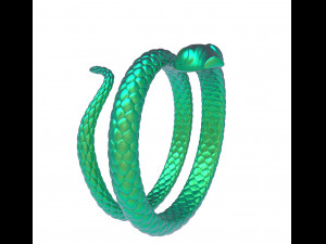 snake ring 3Dモデル