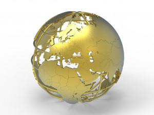 planet earth 3D-Modell