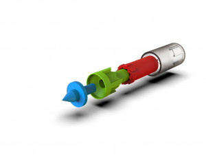 clicking pen mechanism Model 3D