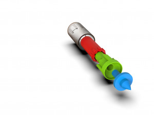 clicking pen mechanism Model 3D