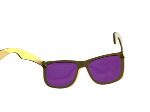 rayban 4165 3D Model