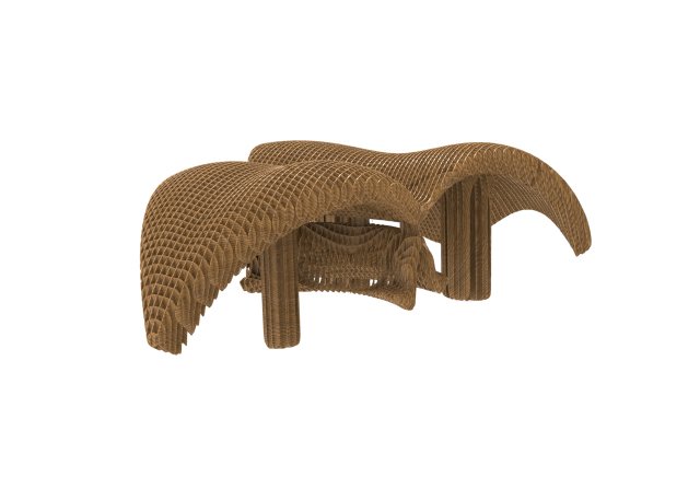 pavilion 3D Model .c4d .max .obj .3ds .fbx .stl .blend 