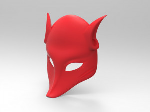 japanese fox mask 3D Модель