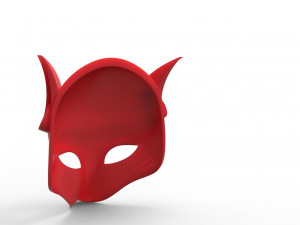 japanese fox mask 3D Модель