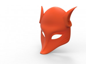 japanese fox mask 3D Модель