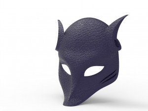 japanese fox mask 3D Модель