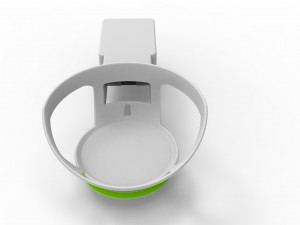 echoe dot wall mount holder 3D Model