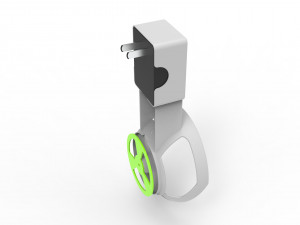 echoe dot wall mount holder 3D Model