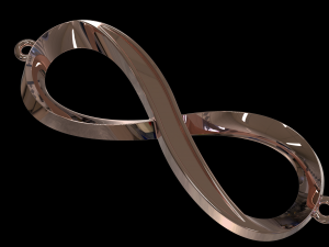 8 symbol jewelry 3Dモデル