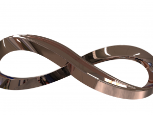 8 symbol jewelry Modello 3D