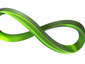 8 symbol jewelry 3D Model