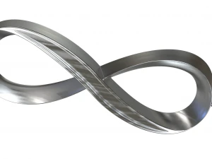 8 symbol jewelry 3D Model
