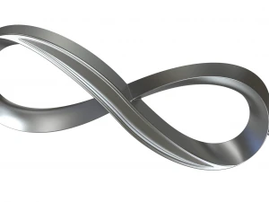 8 symbol jewelry 3D Model