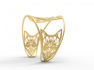 cat ring Modèle 3D
